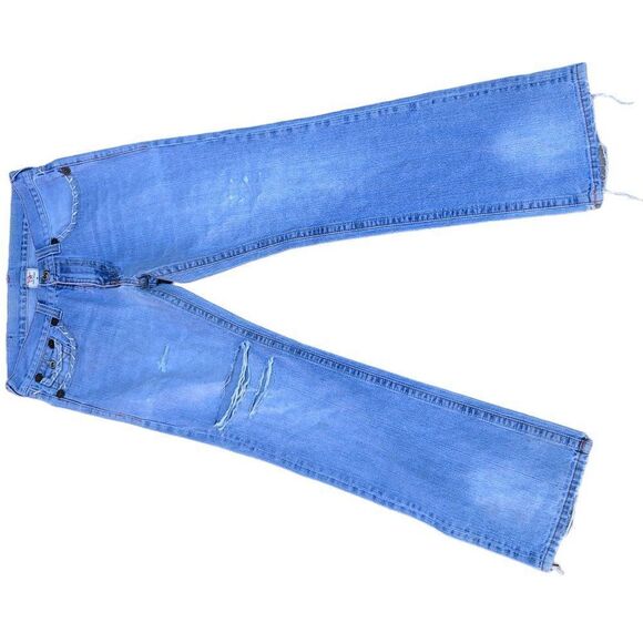 True Religion Jeans Size 34 White Stitch No Tab - Picture 11 of 11